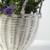 30cm Lavender Silk Flower  in Basket 4 30cm Lavender Silk Flower  in Basket