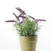 26cm Lavender Silk Flower  in Paper Pulp pot