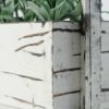 24cm Lavender Silk Flower  in Wood planter 4 24cm Lavender Silk Flower  in Wood planter