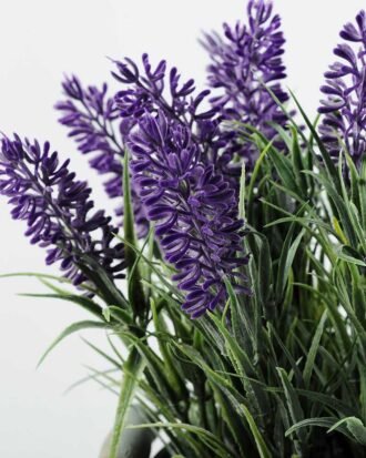 9cm Lavender Silk Flower  in Metal Pot Potted Flowers&Plants YeahFlower is one of Chinese leading OEM manufacturers and exporters , supplying the silk flowers, wholesale artificial trees 9cm Lavender Silk Flower  in Metal Pot