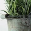 9cm Lavender Silk Flower  in Metal Pot 4 9cm Lavender Silk Flower  in Metal Pot