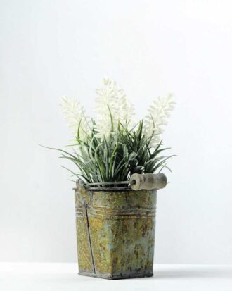 5 Head Lavender Silk Flower  in Metal Pot Potted Flowers&Plants YeahFlower is one of Chinese leading OEM manufacturers and exporters , supplying the silk flowers, wholesale artificial trees 5 Head Lavender Silk Flower  in Metal Pot
