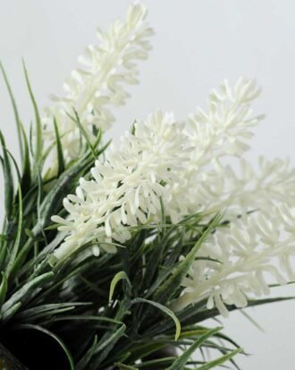 5 Head Lavender Silk Flower  in Metal Pot Potted Flowers&Plants YeahFlower is one of Chinese leading OEM manufacturers and exporters , supplying the silk flowers, wholesale artificial trees 5 Head Lavender Silk Flower  in Metal Pot