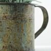 20cm Pterostoechas Lavender Silk Flower  in Metal Watering Can 5 20cm Pterostoechas Lavender Silk Flower  in Metal Watering Can