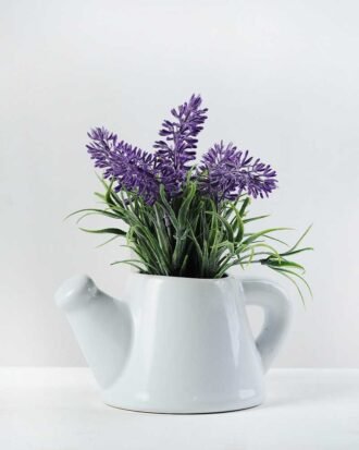 15cm Lavender Silk Flower  in Ceramic Jug Potted Flowers&Plants YeahFlower is one of Chinese leading OEM manufacturers and exporters , supplying the silk flowers, wholesale artificial trees 15cm Lavender Silk Flower  in Ceramic Jug