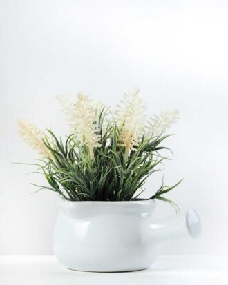 9 Heads Lavender Silk Flower  in Ceramic pot Potted Flowers&Plants YeahFlower is one of Chinese leading OEM manufacturers and exporters , supplying the silk flowers, wholesale artificial trees 9 Heads Lavender Silk Flower  in Ceramic pot