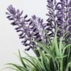 7 Heads Reality  Lavender Silk Flower  in Ceramic pot 2 7 Heads Reality  Lavender Silk Flower  in Ceramic pot