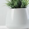 7 Heads Reality  Lavender Silk Flower  in Ceramic pot 4 7 Heads Reality  Lavender Silk Flower  in Ceramic pot