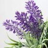 25cm Lavender Silk Flower  in Metal pot 2 25cm Lavender Silk Flower  in Metal pot
