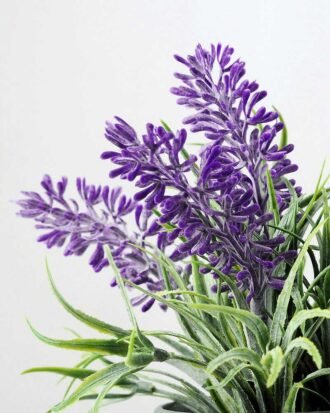 25cm Lavender Silk Flower  in Metal pot Potted Flowers&Plants YeahFlower is one of Chinese leading OEM manufacturers and exporters , supplying the silk flowers, wholesale artificial trees 25cm Lavender Silk Flower  in Metal pot