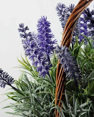 28 Heads Lavender Silk Flower  in Basket Potted Flowers&Plants YeahFlower is one of Chinese leading OEM manufacturers and exporters , supplying the silk flowers, wholesale artificial trees 28 Heads Lavender Silk Flower  in Basket