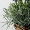 28 Heads Lavender Silk Flower  in Basket 3 28 Heads Lavender Silk Flower  in Basket