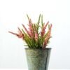 16cm Lavender Silk Flower  in Metal Pot 1 16cm Lavender Silk Flower  in Metal Pot