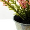 16cm Lavender Silk Flower  in Metal Pot 3 16cm Lavender Silk Flower  in Metal Pot