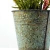 16cm Lavender Silk Flower  in Metal Pot 4 16cm Lavender Silk Flower  in Metal Pot