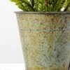 16cm Lavender Silk Flower  in Metal Pot 7 16cm Lavender Silk Flower  in Metal Pot