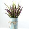 27cm Lavender With Metal Can Silk Flower Arrangement