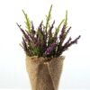 25cm Lavender Silk Flower  in Burlap wrap 1 25cm Lavender Silk Flower  in Burlap wrap