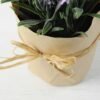 20cm Lavender Silk Flower  in Paper wrap pot