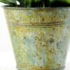 26cm Lavender Silk Flower in Metal Pot 4 26cm Lavender Silk Flower in Metal Pot