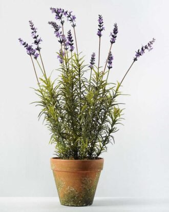 14 Heads Lavender Silk Flower  in Paper Pulp pot Potted Flowers&Plants YeahFlower is one of Chinese leading OEM manufacturers and exporters , supplying the silk flowers, wholesale artificial trees 14 Heads Lavender Silk Flower  in Paper Pulp pot