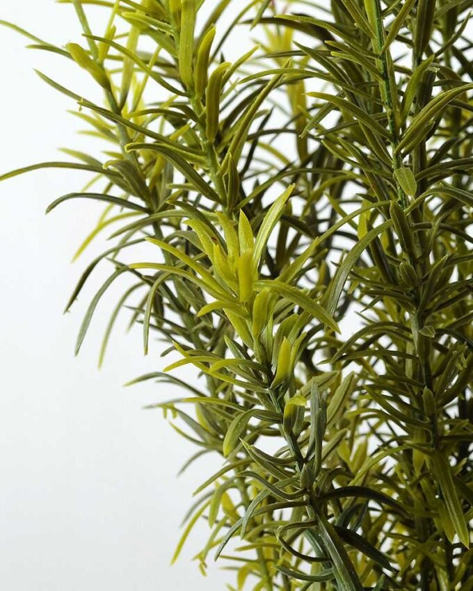 14 Heads Lavender Silk Flower  in Paper Pulp pot