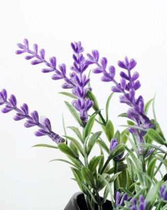 19cm Lavender Silk Flower  in Plastic pot Potted Flowers&Plants YeahFlower is one of Chinese leading OEM manufacturers and exporters , supplying the silk flowers, wholesale artificial trees 19cm Lavender Silk Flower  in Plastic pot