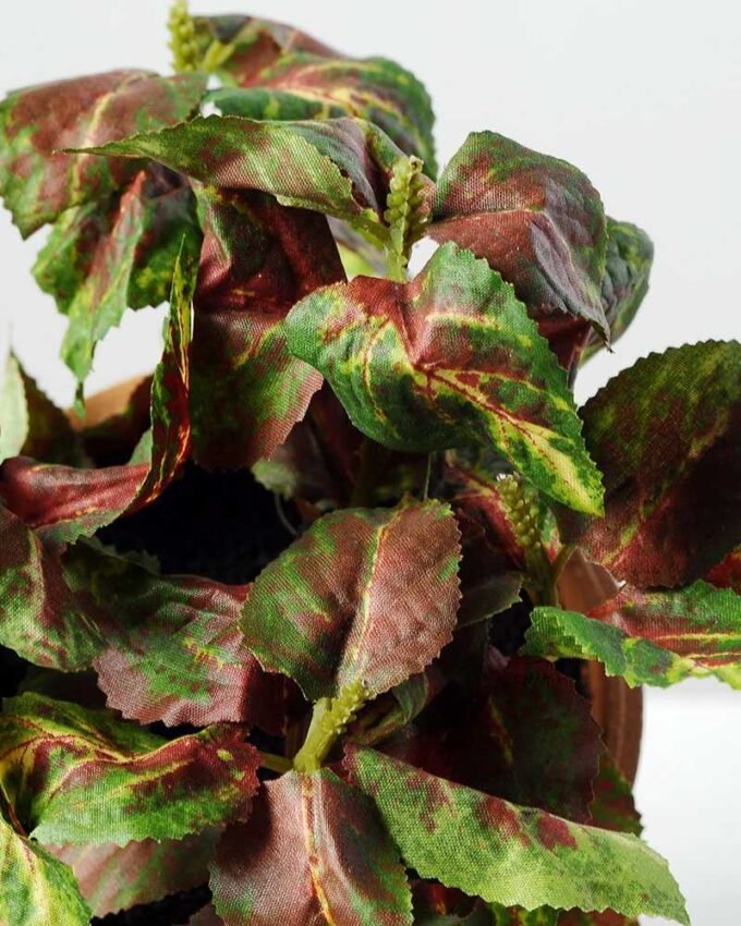 15cm Leaves Artificial Plant  in Paper Pulp pot