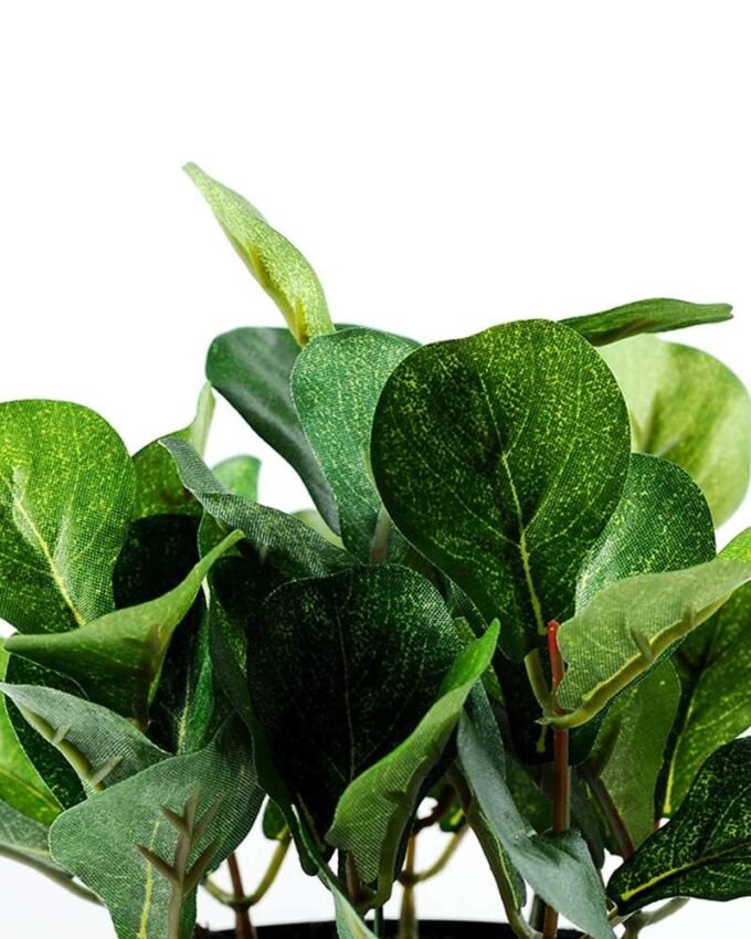 15cm Leaves Artificial Plant  in Plastic pot 2 15cm Leaves Artificial Plant  in Plastic pot