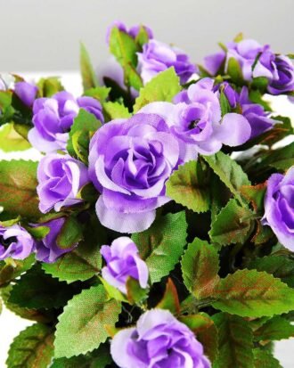 13cm Mini Rose And Berry Silk Flower  in Metal Pot Potted Flowers&Plants YeahFlower is one of Chinese leading OEM manufacturers and exporters , supplying the silk flowers, wholesale artificial trees 13cm Mini Rose And Berry Silk Flower  in Metal Pot