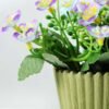 17cm Mini  Silk Flower  in Paper Pulp pot