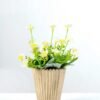 17cm Mini  Silk Flower  in Paper Pulp pot