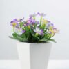 13cm Mini  Silk Flower  in Paper Pulp pot