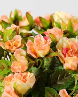 15cm Mini rose Silk Flower  in Ceramic pot Potted Flowers&Plants YeahFlower is one of Chinese leading OEM manufacturers and exporters , supplying the silk flowers, wholesale artificial trees 15cm Mini rose Silk Flower  in Ceramic pot
