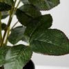 48cm Rose Silk Flower  in Plastic pot, 3 48cm Rose Silk Flower  in Plastic pot,