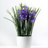 27cm String Linen Silk Flower  in Plastic pot 4 27cm String Linen Silk Flower  in Plastic pot