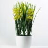 27cm String Linen Silk Flower  in Plastic pot 5 27cm String Linen Silk Flower  in Plastic pot