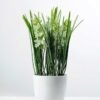 27cm String Linen Silk Flower  in Plastic pot 6 27cm String Linen Silk Flower  in Plastic pot