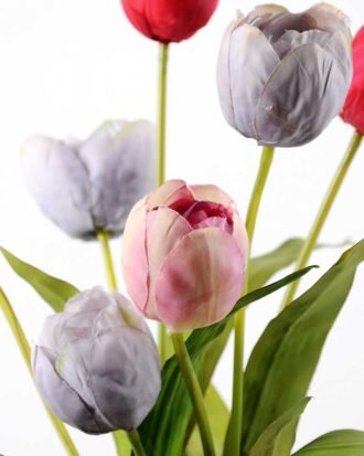 45cm Tulip With Metal Jug Silk Flower Arrangement Potted Flowers&Plants YeahFlower is one of Chinese leading OEM manufacturers and exporters , supplying the silk flowers, wholesale artificial trees 45cm Tulip With Metal Jug Silk Flower Arrangement