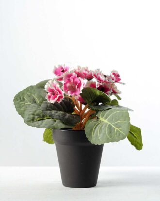 16cm Violet Silk Flower  in Plastic pot Potted Flowers&Plants YeahFlower is one of Chinese leading OEM manufacturers and exporters , supplying the silk flowers, wholesale artificial trees 16cm Violet Silk Flower  in Plastic pot