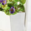 24cm Wild  With Wood Planter Silk Flower Arrangement