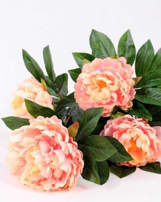 35*57CM Peony Bush*5 GS-0010114 Flowers Bush YeahFlower is one of Chinese leading OEM manufacturers and exporters , supplying the silk flowers, wholesale artificial trees 35*57CM Peony Bush*5 GS-0010114