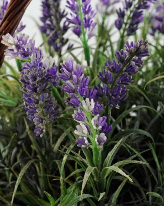 28cm lavender in basket GS-0330960