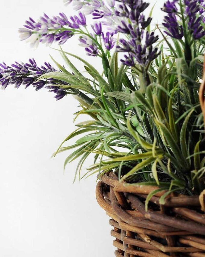 28cm lavender in basket GS-0330960