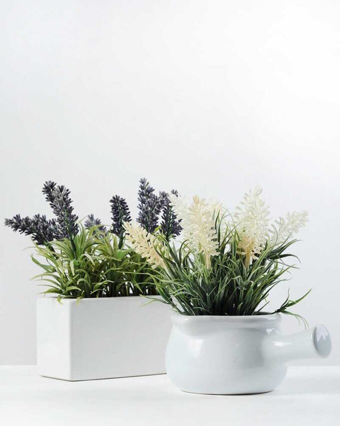 21cm lavender in ceramic pot GS-0338045A 3 21cm lavender in ceramic pot GS-0338045A