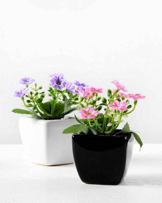 11cm milan flower in ceramic pot GS-0338104 3 11cm milan flower in ceramic pot GS-0338104