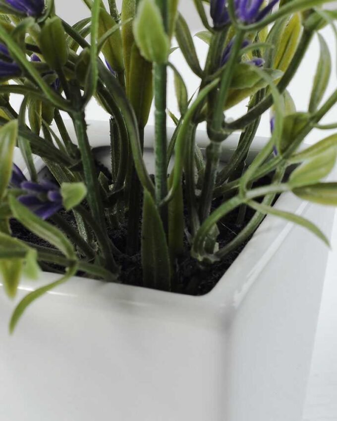 potted ceramic lavender H:7.5" GS-0338845