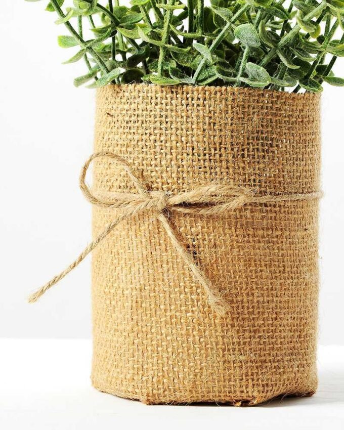 H:20cm Eucalyptus in Burlap Wrap Pot GS-0339691 3 H:20cm Eucalyptus in Burlap Wrap Pot GS-0339691