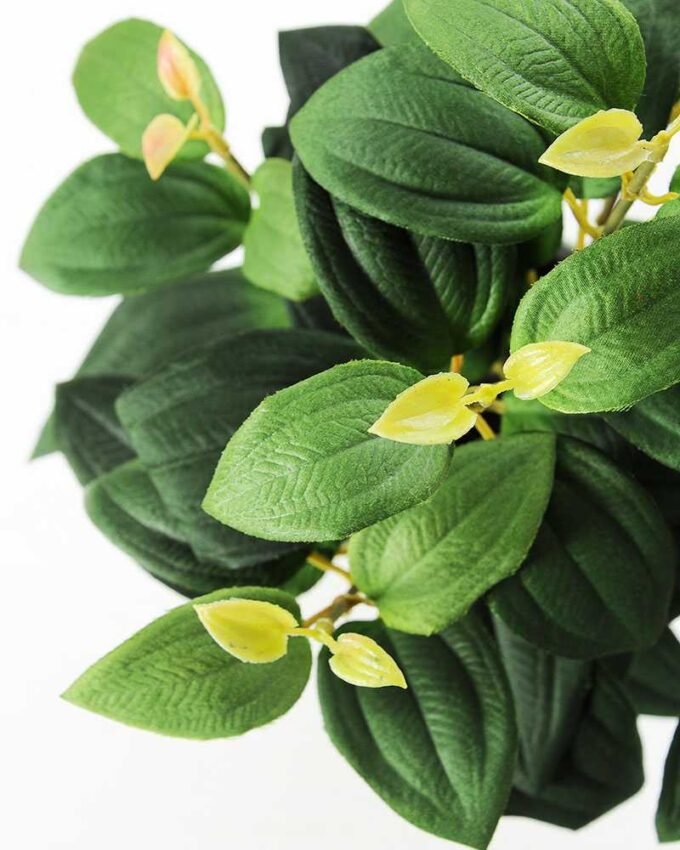 33CM Glutinous rice leaf plants in metal Pot GS-0339726