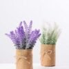 23CM Lavender in linen Pot GS-0339733
